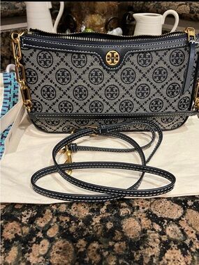 Tory Burch Navy Monogram